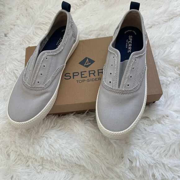 New Sperry Pier Boat Memory Foam Grey - Picture 2 of 7